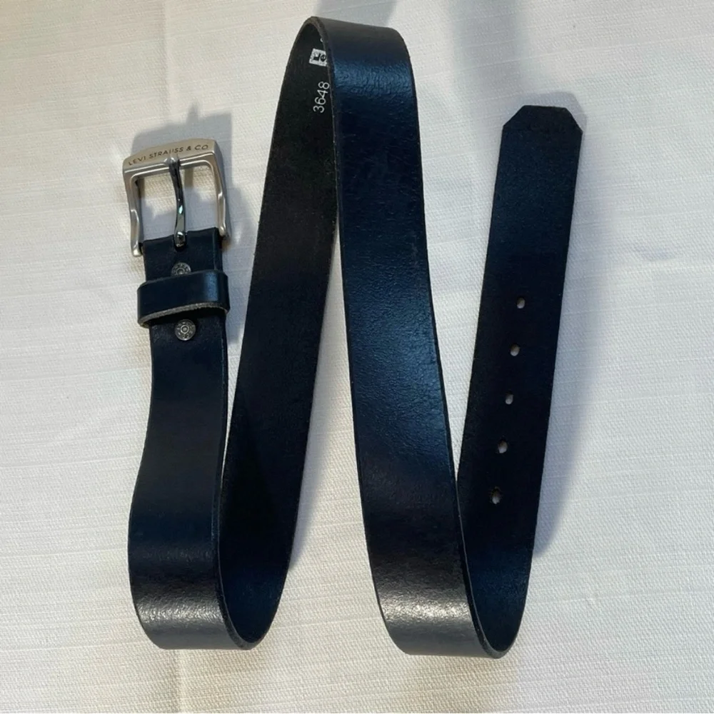 Levi’s Black Italian Leather‎ Belt